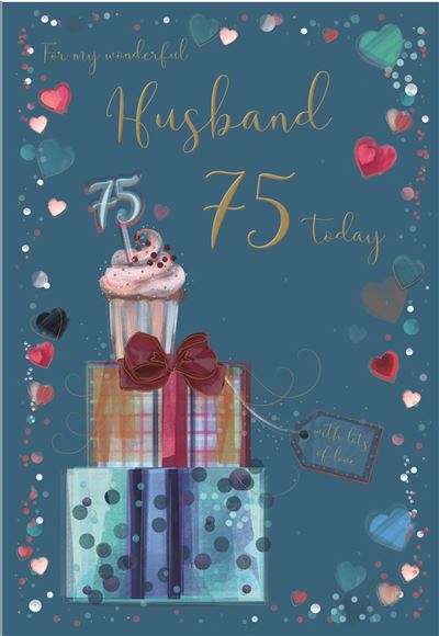 ICG Husband 75th Birthday Card