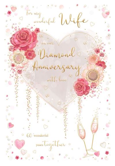 ICG Wife Diamond Anniversary Card