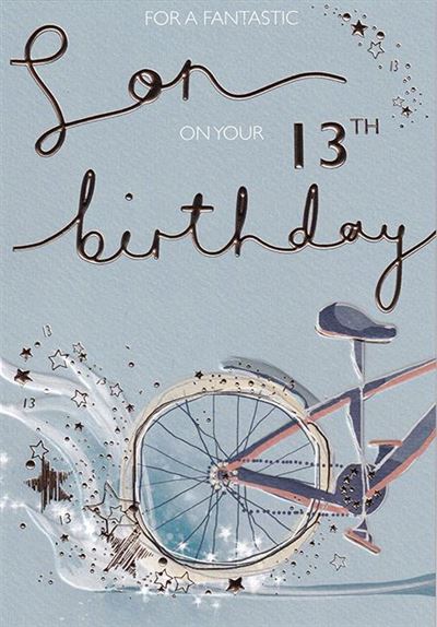 ICG Son 13th Birthday Card