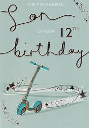 ICG Son 12th Birthday Card