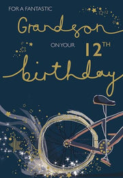 ICG Grandson 12th Birthday Card