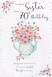 ICG Sister 70th Birthday Card