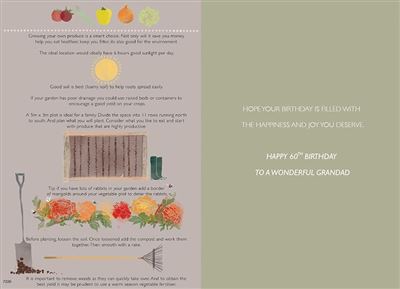 ICG Grandad 60th Birthday Card
