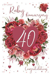 ICG Your Ruby Anniversary Card