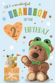 ICG Grandson 2nd Birthday Card