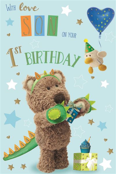 ICG Son 1st Birthday Card