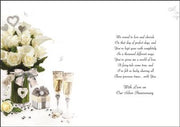 Jonny Javelin Wife Silver Anniversary Card