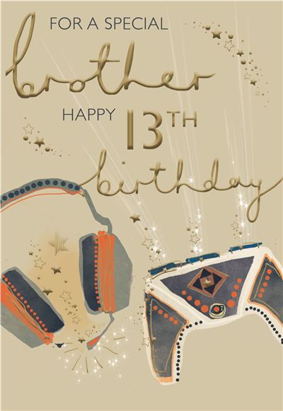 ICG Brother 13th Birthday Card