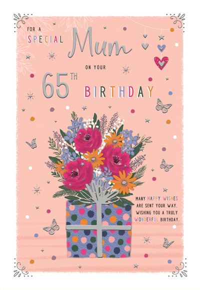 ICG Mum 65th Birthday Card
