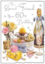 Jonny Javelin Special Friend 60th Birthday Card