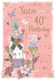 ICG Sister 40th Birthday Card