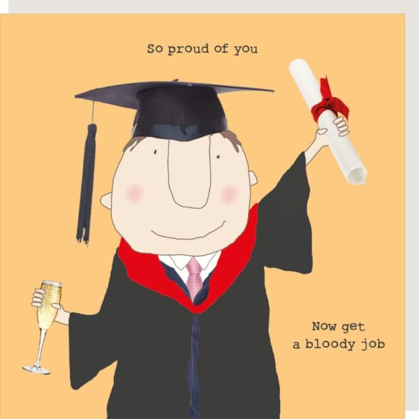 Rosie Made A Thing Humour Male Graduation Card
