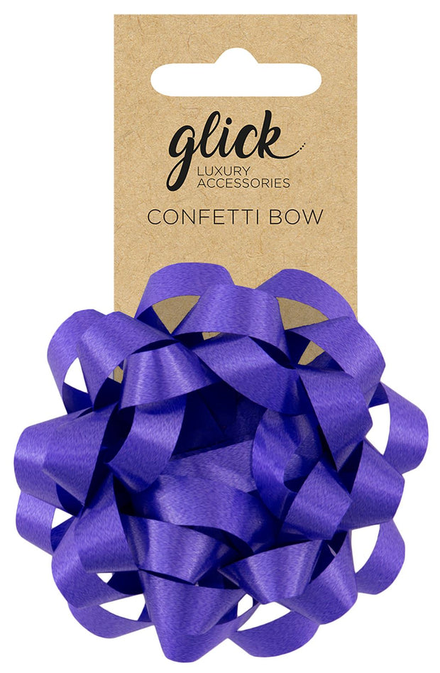 Glick Violet Confetti Bow