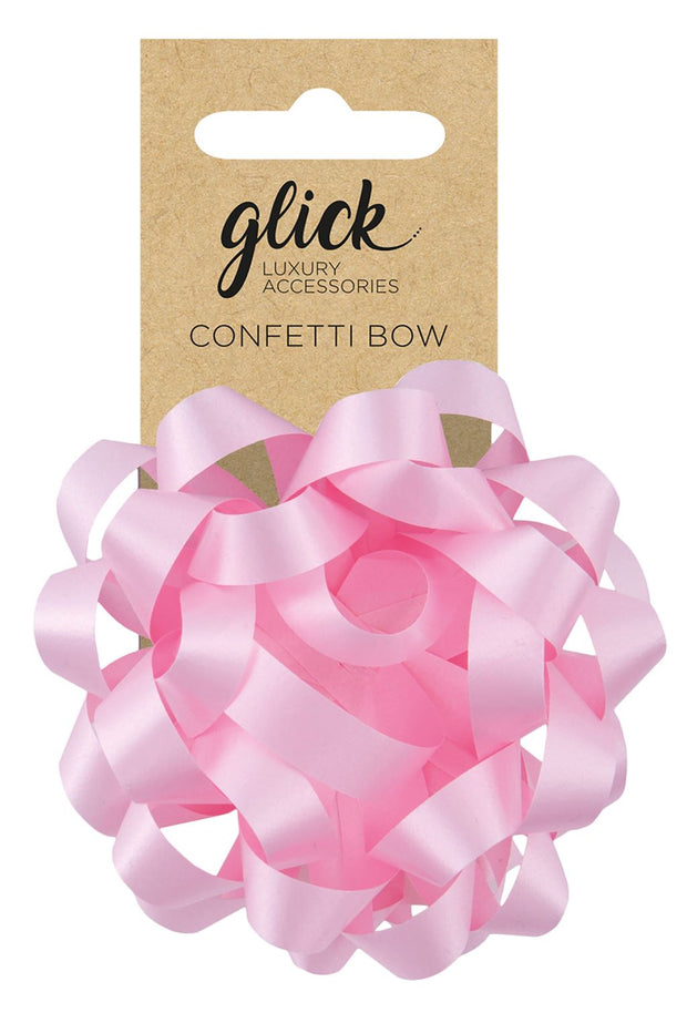 Glick Baby Pink Confetti Bow