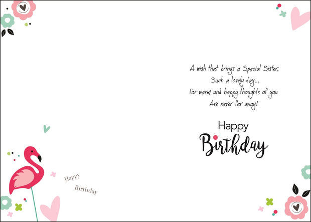 Jonny Javelin Sister Birthday Card
