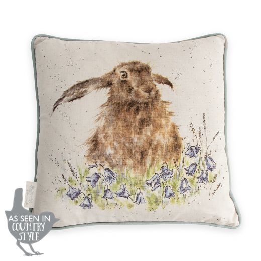 Wrendale "Bright Eyes" Hare Cushion