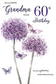 ICG Grandma 60th Birthday Card