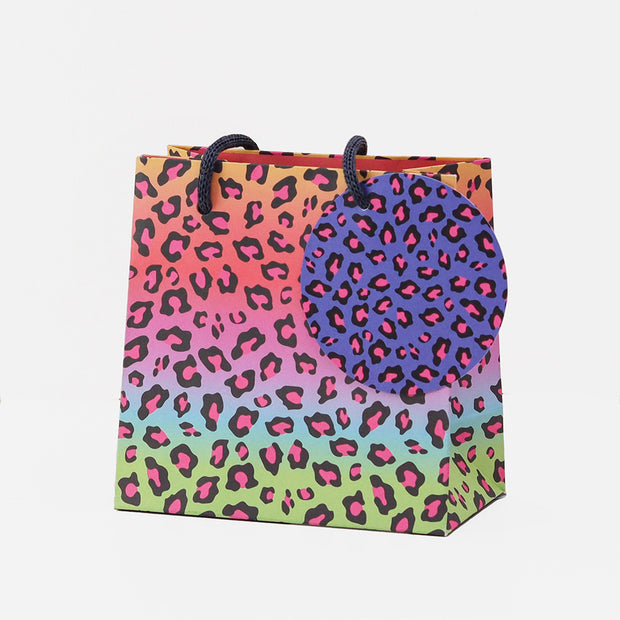 Belly Button Leopard Print Small Gift Bag