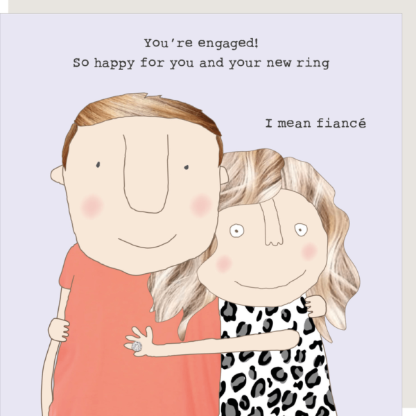 Rosie Made A Thing Engagement Card