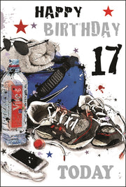 Jonny Javelin 17th Birthday Card