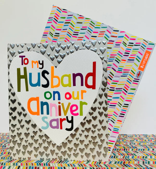 Paper Salad Husband Anniversary Card