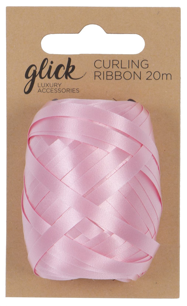 Glick Baby Pink Curling Ribbon