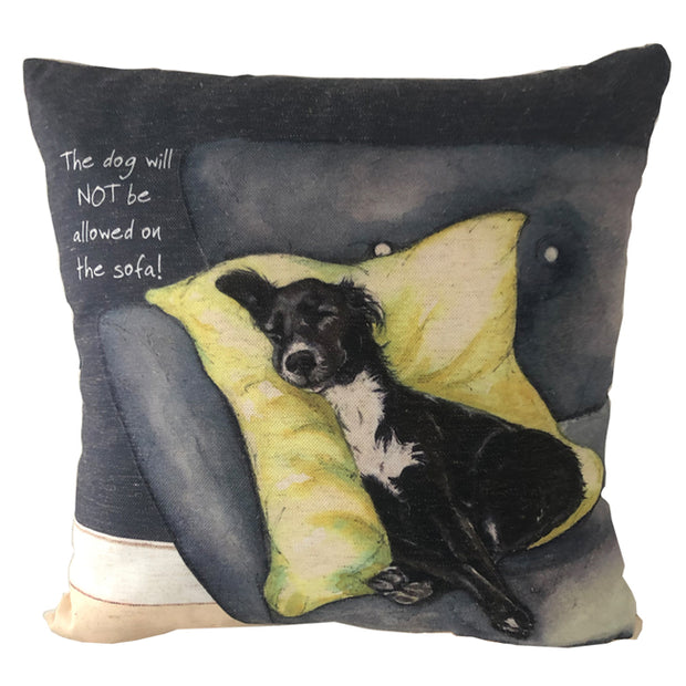 Little Dog Laughed "Not Sofa" Cushion