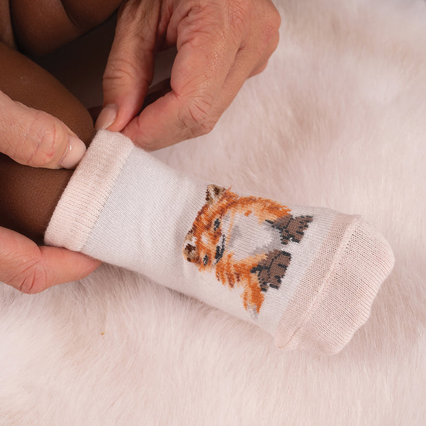 Wrendale Little Forest' Baby Socks - 0-6 Months set of 3