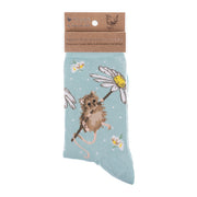 Wrendale "Oops a Daisy" Mouse Socks