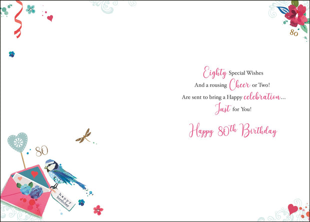 Jonny Javelin 80th Birthday Card