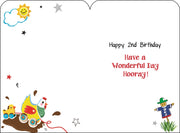 Jonny Javelin 2nd Birthday Card