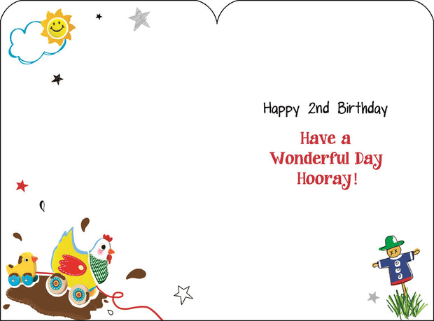 Jonny Javelin 2nd Birthday Card