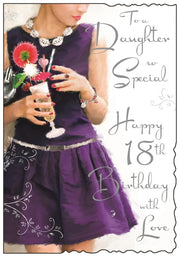 Jonny Javelin Daughter 18th Birthday Card