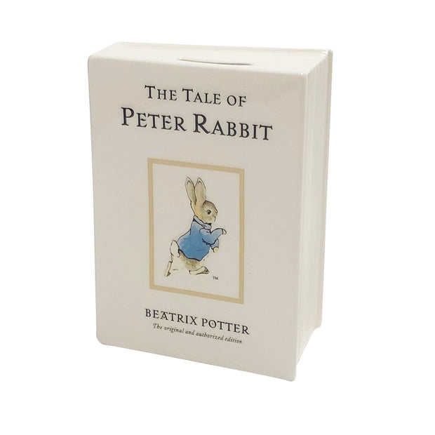 Enesco Tale of Peter Rabbit Money Bank Book