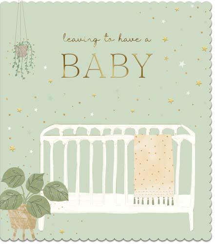 Pigment Birth of Twins Card