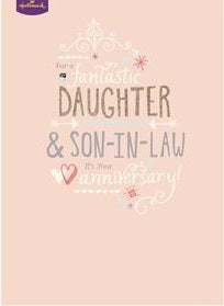 Hallmark Daughter And Son In Law Anniversary Card