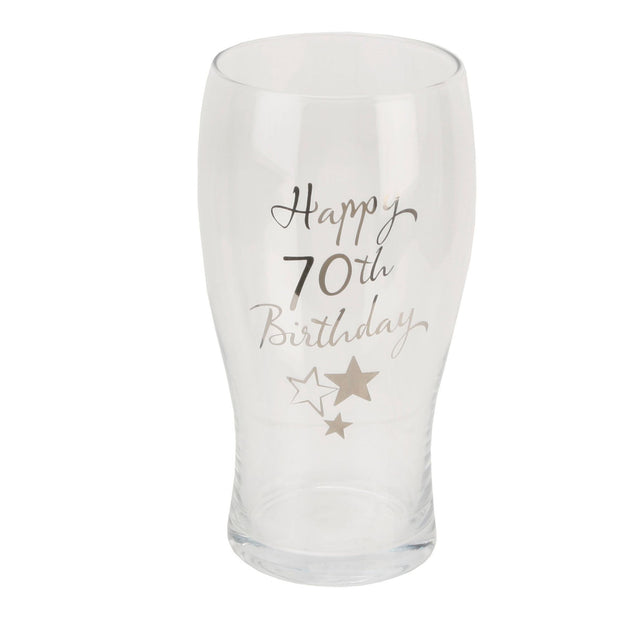 70th Beer Glass