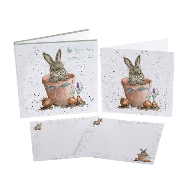 Wrendale Rabbit Notelet set