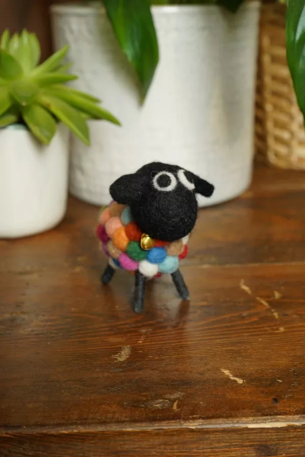 Pachamama Ziggy The Psychedelic Bobbly Mini Lamb Ornament