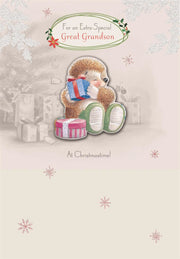 Hallmark Great Grandson Christmas Card**