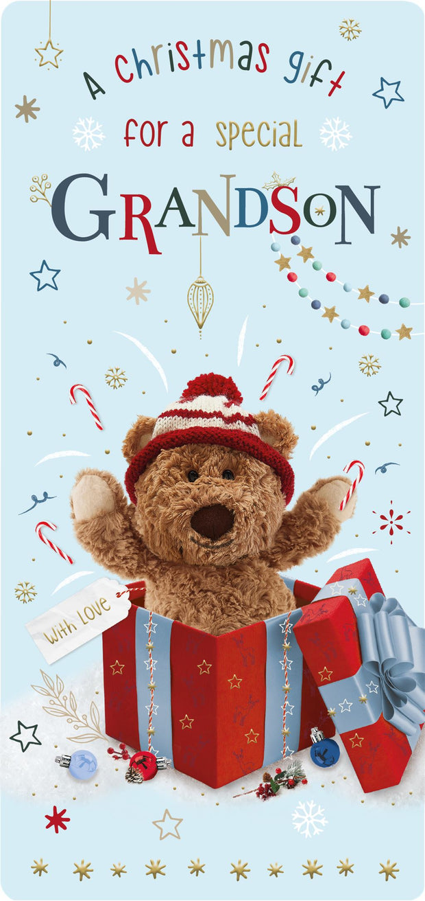 ICG Grandson Christmas Money Wallet Card