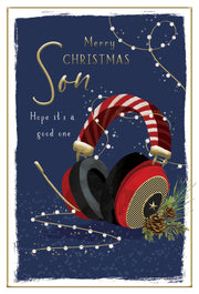 ICG Son Headphones Christmas Card*