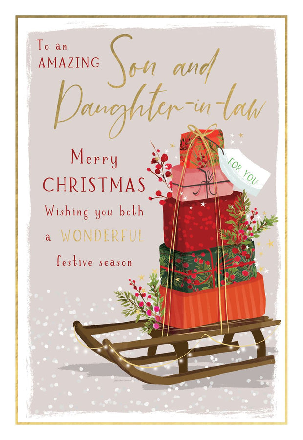 ICG Son & Daughter in Law Christmas Card**