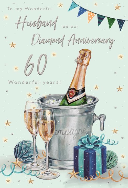 ICG Husband Diamond Anniversary Card*