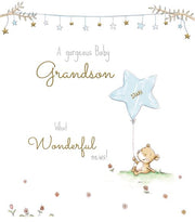 ICG Birth of your Baby Grandson Card