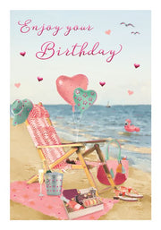 ICG Day at The Beach Birthday Card*