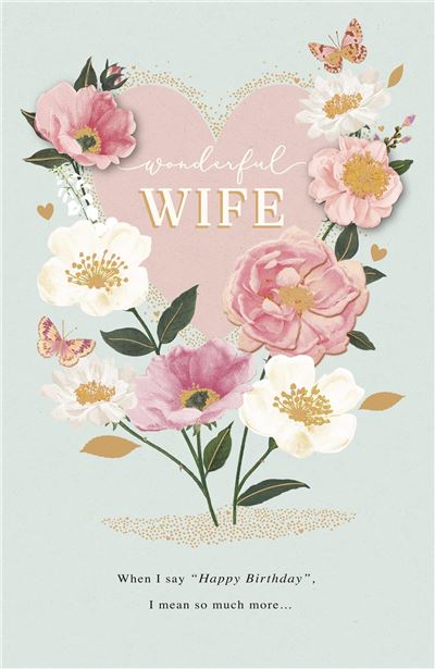 RHS Wife Birthday Card