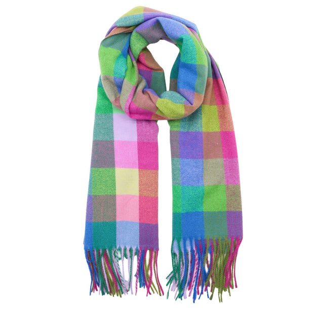 Zelly Winter Weight Multi Coloured Scarf**
