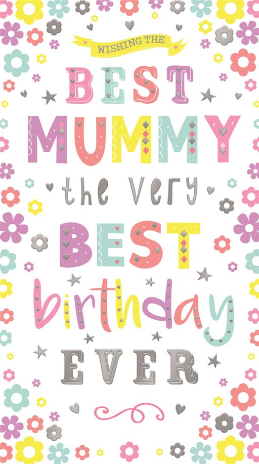 ICG Mummy Birthday Card*