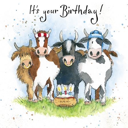 Paper House The Herd Birthday Card*